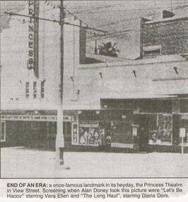 Newspaper - JENNY FOLEY COLLECTION: END OF AN ERA