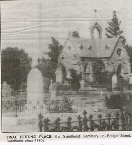 Newspaper - JENNY FOLEY COLLECTION: FINAL RESTING PLACE