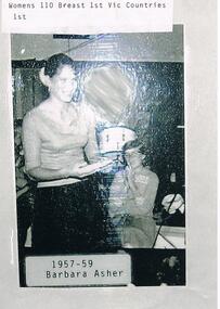 Photograph - VAL CAMPBELL COLLECTION: PHOTOGRAPH OF BARBARA ASHER, 1957-59