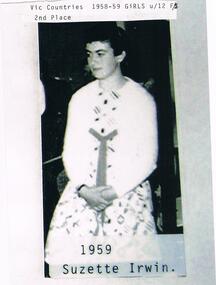 Photograph - VAL CAMPBELL COLLECTION: PHOTOGRAPH OF SUZETTE IRWIN, 1959