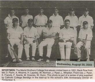 Newspaper - JENNY FOLEY COLLECTION: SPORTSMEN