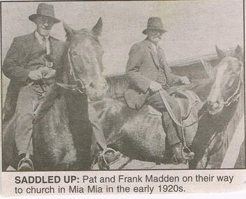Newspaper - JENNY FOLEY COLLECTION: SADDLED UP