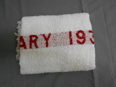 Memorabilia - COTTON BATH TOWEL - CENTARY 1934, 1934
