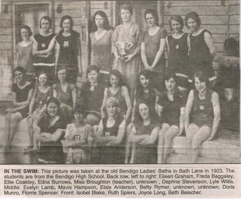 Newspaper - JENNY FOLEY COLLECTION: IN THE SWIM