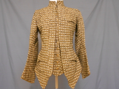 Clothing - LADIES FITTED LONG SLEEVED JACKET, 1930's 40's