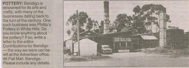 Newspaper - JENNY FOLEY COLLECTION: POTTERY