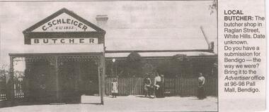 Newspaper - JENNY FOLEY COLLECTION: LOCAL BUTCHER