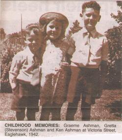 Newspaper - JENNY FOLEY COLLECTION: CHILDHOOD MEMORIES