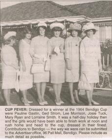 Newspaper - JENNY FOLEY COLLECTION: CUP FEVER