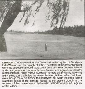 Newspaper - JENNY FOLEY COLLECTION: DROUGHT