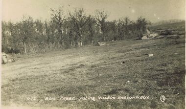 Postcard - ACC LOCK COLLECTION: BOIS L'ABBE FACING VILLERS BRETONNEUX, 1914-1918