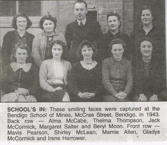 Newspaper - JENNY FOLEY COLLECTION: SCHOOL'S IN