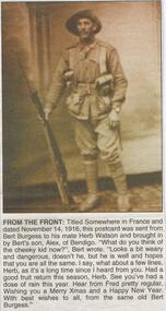 Newspaper - JENNY FOLEY COLLECTION: FROM THE FRONT