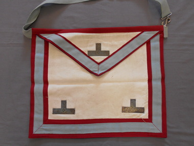 Ceremonial object - JOHN FREDERICK HARPER COLLECTION: LODGE APRON, 1950 - 1990's
