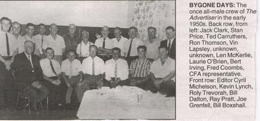 Newspaper - JENNY FOLEY COLLECTION: BYGONE DAYS