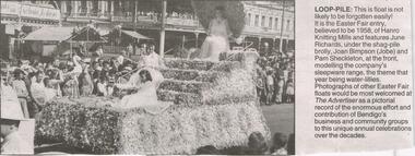 Newspaper - JENNY FOLEY COLLECTION: LOOP-PILE