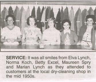 Newspaper - JENNY FOLEY COLLECTION: SERVICE