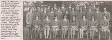 Newspaper - JENNY FOLEY COLLECTION: CLASS OF 1968