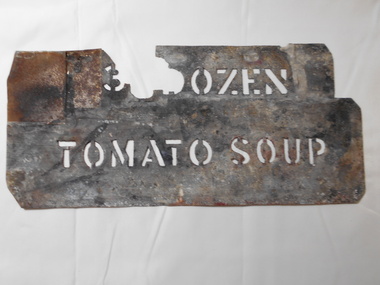 Tool - NORM GILLIES COLLECTION: BENDIGO PRESERVING COMPANY STENCIL