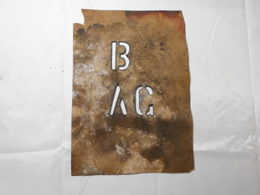 Tool - NORM GILLIES COLLECTION: BENDIGO PRESERVING COMPANY STENCIL