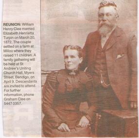 Newspaper - JENNY FOLEY COLLECTION: REUNION