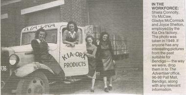 Newspaper - JENNY FOLEY COLLECTION: IN THE WORKFORCE