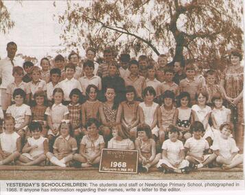 Newspaper - JENNY FOLEY COLLECTION: YESTERDAY'S SCHOOL CHILDREN