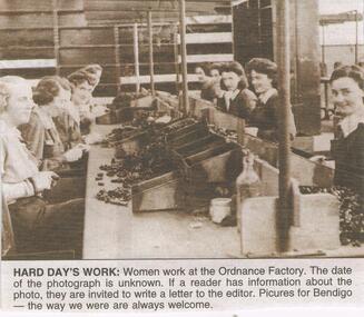 Newspaper - JENNY FOLEY COLLECTION: HARD DAY'S WORK