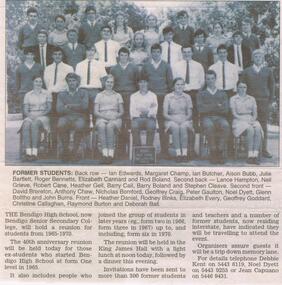 Newspaper - JENNY FOLEY COLLECTION: FORMER STUDENTS