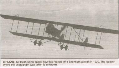 Newspaper - JENNY FOLEY COLLECTION: BIPLANE