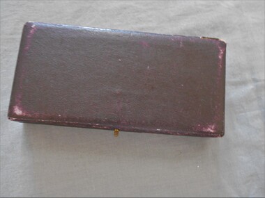 Accessory - JOHN FREDERICK HARPER COLLECTION: BLACK LEATHER COVERED JEWELLERY BOX, Mid 1900's