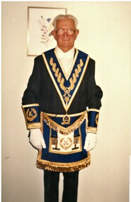 Photograph - JOHN FREDERICK HARPER COLLECTION: PHOTO OF JOHN HARPER IN LODGE UNIFORM, 1988