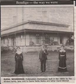 Newspaper - JENNY FOLEY COLLECTION: RURAL BEGINNINGS