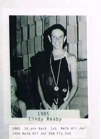 Photograph - VAL CAMPBELL COLLECTION: PHOTOGRAPH OF CINDY REABY, 1985-1986