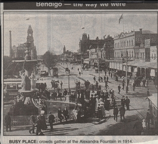 Newspaper - JENNY FOLEY COLLECTION: BUSY PLACE