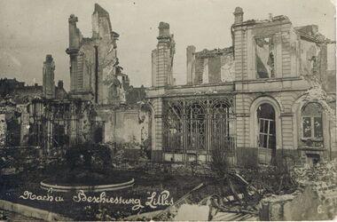 Postcard - ACC LOCK COLLECTION: NACH DER BESCHIESSING LILLES, POSTCARD, 1914-1918