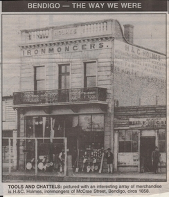 Newspaper - JENNY FOLEY COLLECTION: TOOLS AND CHATTELS