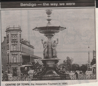 Newspaper - JENNY FOLEY COLLECTION: CENTRE OF TOWN