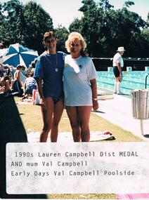 Photograph - VAL CAMPBELL COLLECTION: PHOTOGRAPH OF LAUREN AND VAL CAMPBELL, 1990s