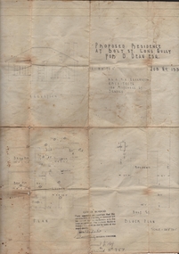 Document - JOAN LEVERSHA COLLECTION: HOUSE PLANS 12 BOLT STREET, LONG GULLY