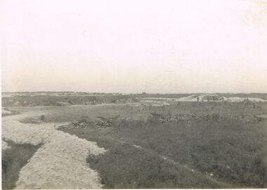 Photograph - ACC LOCK COLLECTION: B&W PHOTO OF TRENCHES, 1914-1918