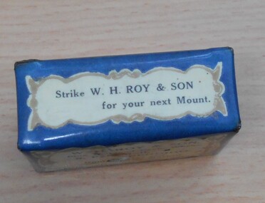 Container - JOY WELLINGS COLLECTION: METAL MATCHBOX COVER
