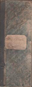 Document - GEORGE MEAKIN COLLECTION: DAY BOOK