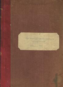 Document - MEMORIAL SANITORIUM COLLECTION: CASH BOOK 1910 - 1941, 1910 - 1941