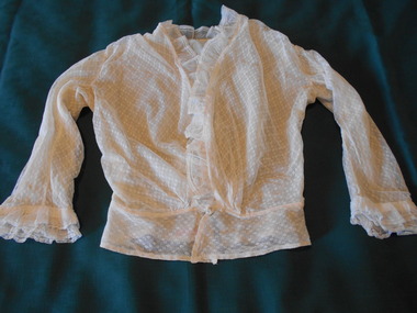 Clothing - MAGGIE BARBER COLLECTION: SILK AND NET BLOUSE, Late 1800's  early 1900's