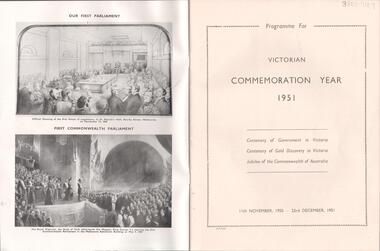 Magazine - LYDIA CHANCELLOR COLLECTION: VICTORIAN COMMEMORATION YEAR - 1951