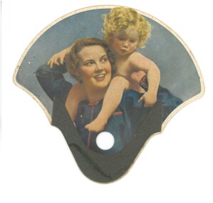 Accessory - RANDALL COLLECTION: CARDBOARD LAUREL CAFÉ ADVERTISING FAN