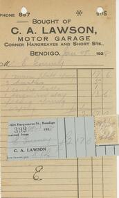 Document - GUINEY COLLECTION: INVOICE, 28 Jan 1928