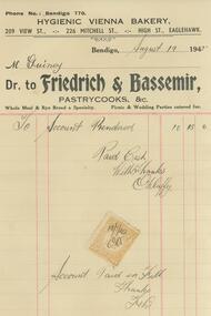 Document - GUINEY COLLECTION: RECEIPT, August 1942