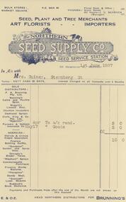 Document - GUINEY COLLECTION: INVOICE, 1 June 1937